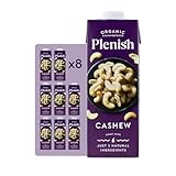 Plenish Organic Unsweetened Cashew Milk 1L (Pack of 8)