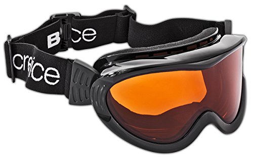 Black Crevice Occhiali da Neve Nero