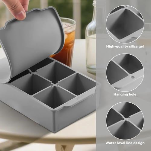 Bandeja Silicona para Cubos de Hielo Grandes miniatura 4