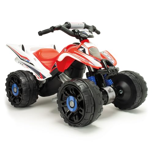 Quad Électrique Enfants 2-5 Ans Honda à Batterie 12V - Pédale Accélérateur + Marche Arrière + Roues Plastique avec Bandes de Caoutchouc + Frein...