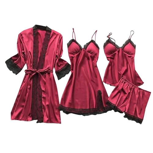 Conjunto de pijamas de encaje para mujer ideal para sesiones de fotografía en casa