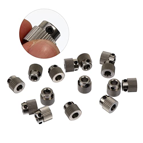 Roues dentées acier inoxydable pour extrudeuse d'imprimante 3D Amosfun x3 - 6