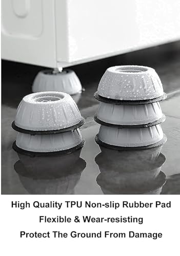 Image of Stand Suitable for Air Cooler, Refrigerator, Washing Machine, Water Cooler Material Plastic, Rubber (9 cm x 4 cm)