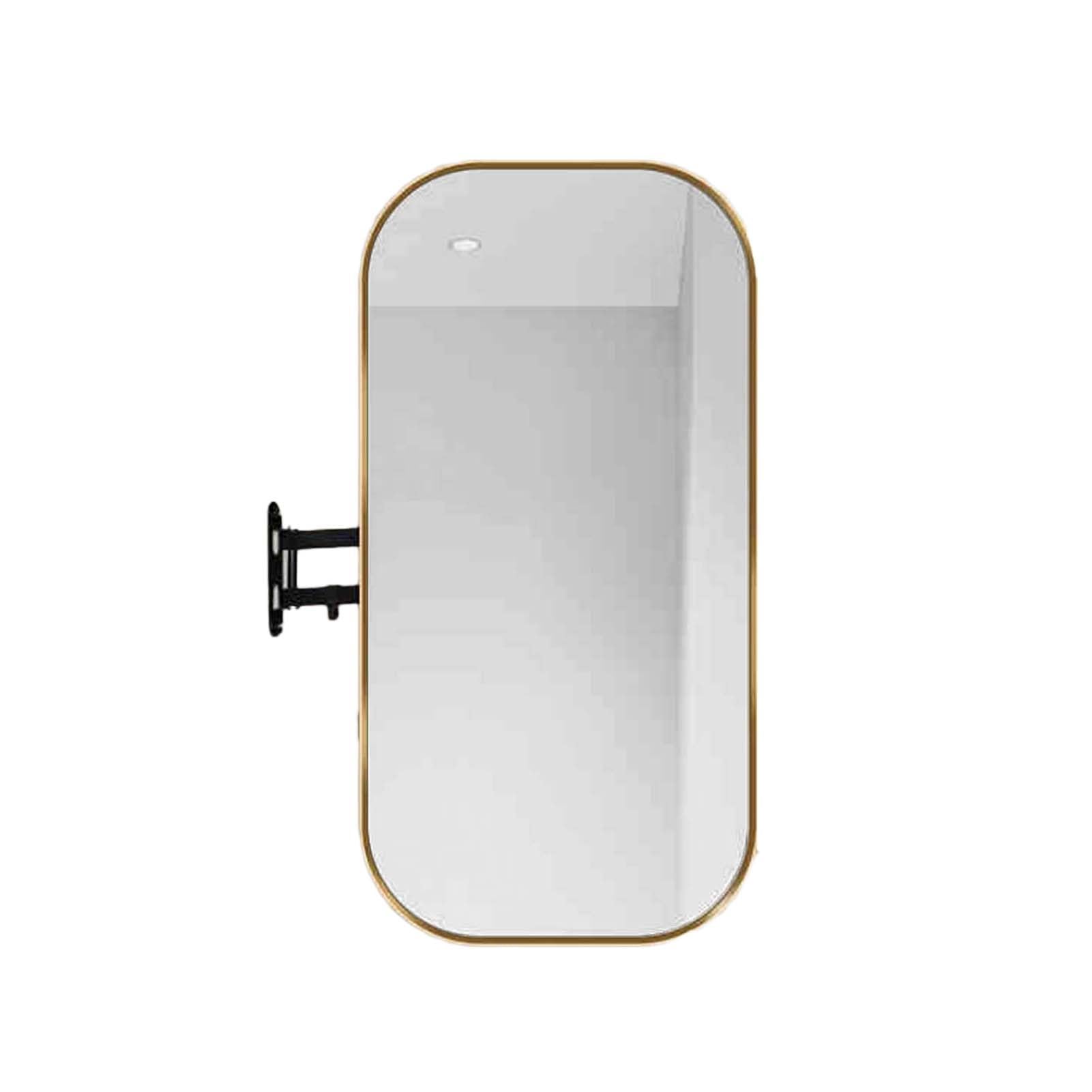 Miroir d'angle pour salle de bain rectangulaire : ne manquez plus aucun détail pour votre rasage