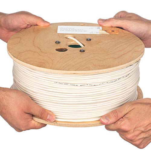 18 AWG 2 Conductor (UL) Certified 100% Copper Type CMP Plenum Rated Shielded Sound & Security Cable - 500 Feet