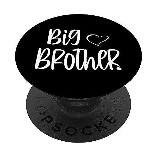 Big Brother Boy Heart Proud Big Bro Birthday Older Brother PopSockets PopGrip Intercambiable