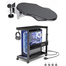 Computer Arm Support for Desk and Mobile CPU Stand