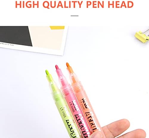 Acrylic Paint Pens 24 Colors Set Colouring Pens Acrylic Marker Pen for Drawing Ceramic, Glass, Wood, Fabric, Card Making, Scrap booking, DIY Craft Making Supplies for Kids and Adults