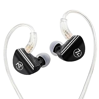 LINSOUL 7 Hz Sonus 1DD+1BA Dual Driver in Ear Monitor, HiFi in Ear Headset IEM, avec câble OCC Amovible plaqué Argent, cavité arrière en Aluminium pour Audiophile, écouteurs de Jeu (Noir, 3,5 mm) - Les Beatles, Paul McCartney, John Lennon, RIngo Starr, George Harrison LINSOUL 7 Hz Sonus 1DD+1BA Dual Driver in Ear Monitor, HiFi in Ear Headset IEM, avec câble OCC Amovible plaqué Argent, cavité arrière en Aluminium pour Audiophile, écouteurs de Jeu (Noir, 3,5 mm) – Image 6