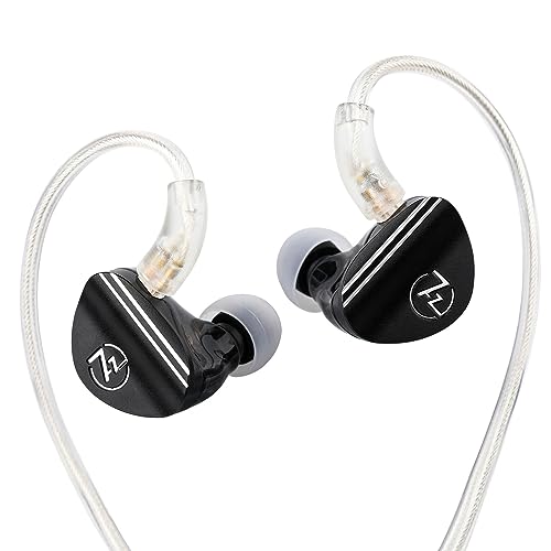 LINSOUL 7 Hz Sonus 1DD+1BA Dual Driver in Ear Monitor, HiFi in Ear Headset IEM, avec câble OCC Amovible plaqué Argent, cavité arrière en Aluminium pour Audiophile, écouteurs de Jeu (Noir, 3,5 mm) - Les Beatles, Paul McCartney, John Lennon, RIngo Starr, George Harrison LINSOUL 7 Hz Sonus 1DD+1BA Dual Driver in Ear Monitor, HiFi in Ear Headset IEM, avec câble OCC Amovible plaqué Argent, cavité arrière en Aluminium pour Audiophile, écouteurs de Jeu (Noir, 3,5 mm) – Image 7