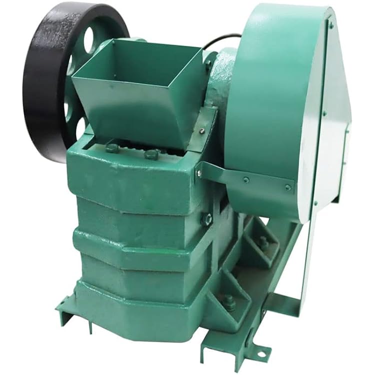 INTSUPERMAI Jaw Crusher Mini Jaw Crusher Rock Crushing Machine Rock Crusher Rock Ore Coal Stone Crusher Jaw Crushing Machine 220V 1.5KW