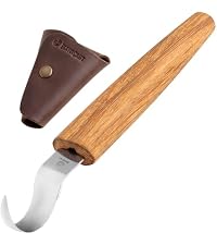 Amazon | Beavercraft, フックナイフ ウッドカービング SK1S皮鞘付き
