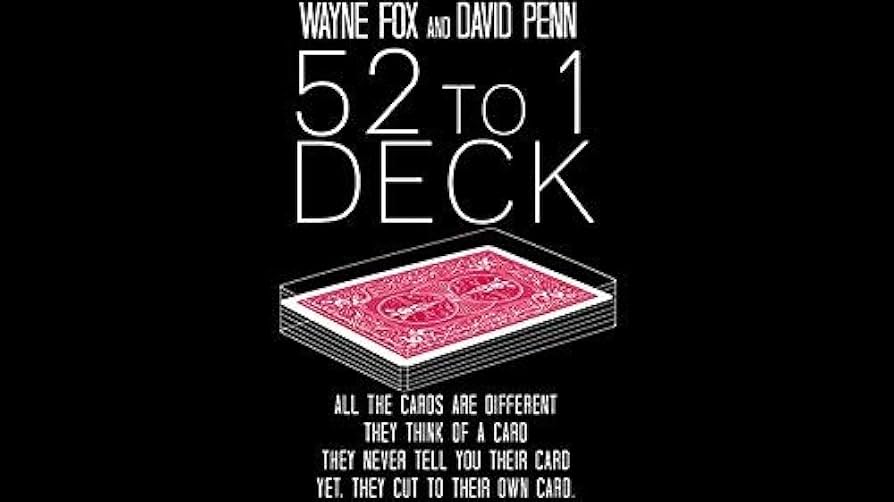 MAGIC　マジック Amazon.com: The 52 to 1 Deck Gimmicks and Online