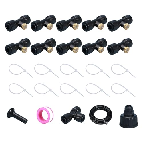 GMBYLBY Nozzle Noccioli Ugelli Nebbia per I Sistemi Nebbia Patio Sistemi Raffreddamento per Esterni Mister d'Acqua per Giardino per Patio