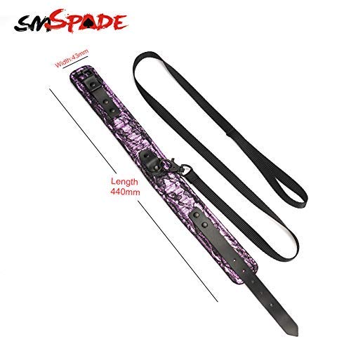 Smspade Lace Choker Leather Neck Collar And Leash Kit For Women #TOP2