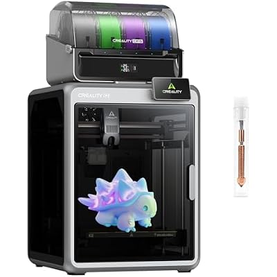 طابعة Creality الرسمية K2 Combo (A) ثلاثية الأبعاد، طباعة متعددة الألوان مع CFS، كاميرات عالية السرعة بسرعة 600 مم/ثانية، كاميرات تعمل بالذكاء الاصطناعي، تسوية تلقائية كاملة، محور Z مزدوج، حجم بناء 260x260x260 مم