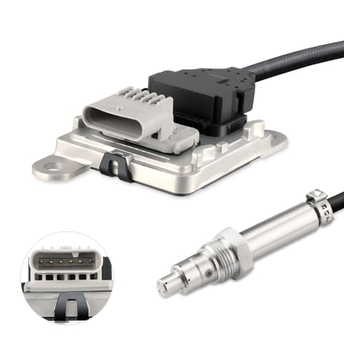 13386 - Nitrogen Oxide (NOx) Sensor - 2010-2011 Chevrolet GMC 8 Downstream NOx Nitrogen Oxide Sensor Fits for Chevrolet Fits for Chevy Silverado 2500 3500, Fits for GMC Sierra 2500 3500 2017-2019 6.6L Diesel Replaces 12676706 12680469 12673517 12718676 12741484