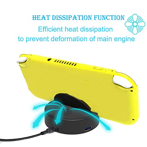 J&Top Charging Dock For Nintendo Switch Lite, Charging Station With 2 Usb Ports Compatible With Wired Controllers,Black #TOP3