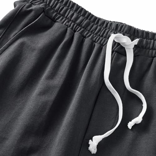 Men's Casual Sweatpants Summer Stretchy Straight Leg Lounge Pants Baggy Outdoor Running Athletic Pant with Pockets4