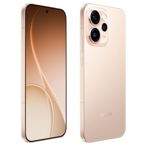 Image of OPPO Reno15 Pro 5G Smartphone 12+512GB Gold, 6.7-inch 120Hz AMOLED with Corning Gorilla Glass, 6500mAh Battery, 80W Fast Charging, 50MP & 200MP Triple Camera, MediaTek Dimensity 8450 Platform, IP69