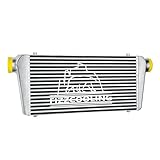 Aluminum Turbo Intercooler 24'x12'x4' Inlet &Outlet 3' 76mm 5-50PSI 1000HP