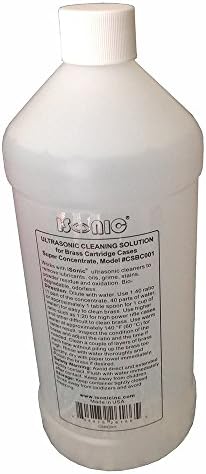 iSonic CSBC001 Ultrasonic Brass Cleaning Solution Super Concentrate, 1Qt Bottle