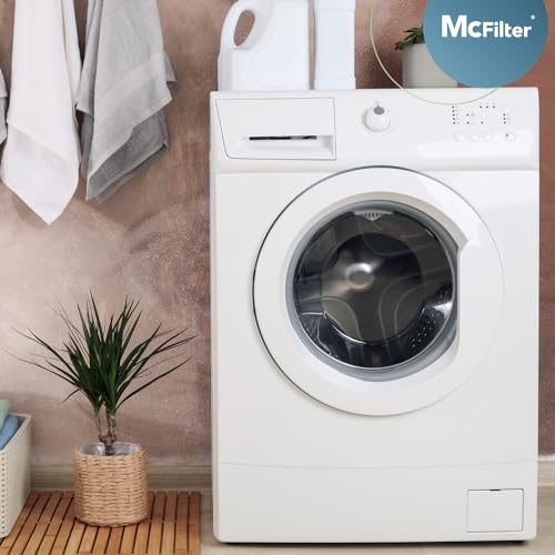 McFilter | 4 amortiguadores de vibraciones para lavadoras y secadoras | Amortiguador de vibraciones universal compatible con Bosch, Siemens, AEG | Alfombrilla antideslizante para lavadora - negro - Image 7