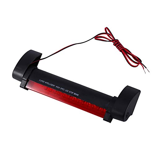 Suuonee Luz de freno, universal 12 V rojo 14 LED 3 °...