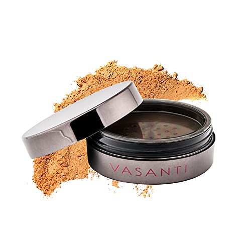 Vasanti Cosmetics Lotus Brightening Powder - Loose Face Powder (400 Volts) #TOP15