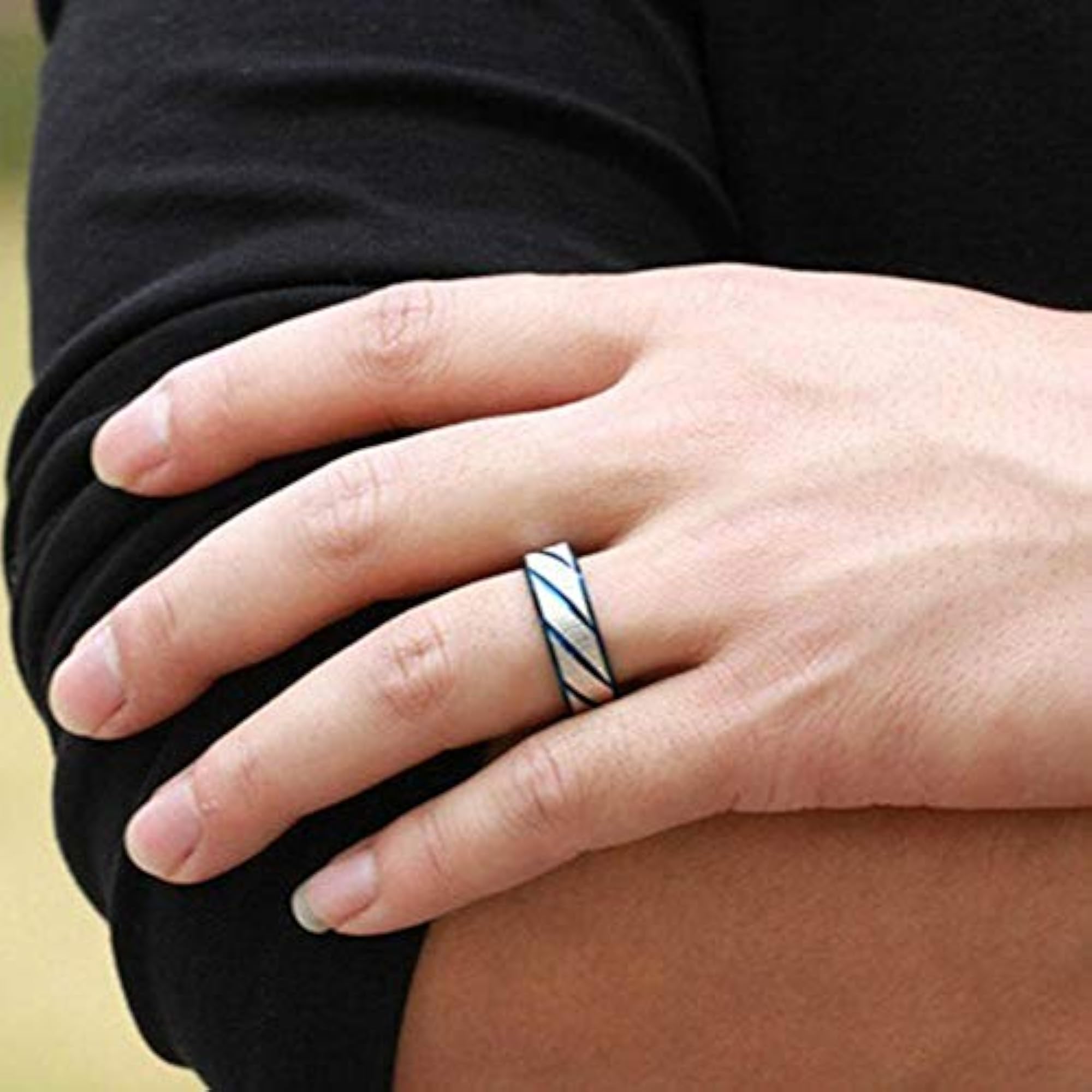 Stainless Steel Magnetic Weight Loss Ring, Slimming Tool