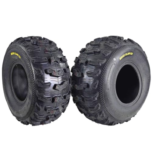 Kenda Bearclaw EX K573-25x11-10 Rear Tires for All Terrain (ATV) UTV and Side by Side (SxS) Vehicles - 6-Ply - Bear Claw EX 25x11x10 (2-Pack)