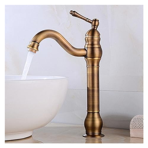 Robinet d'eau élégant en bronze mitigeur pour évier résistant à la corrosion