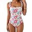 Pink Teal Floral
