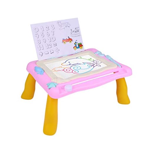Fine Magnetic Writing Painting Drawing Graffiti Board Table for Kid Preschool Board Kids and Toddlers Learning and Writing, Erasable Magnets for Educational Creative Play (A)