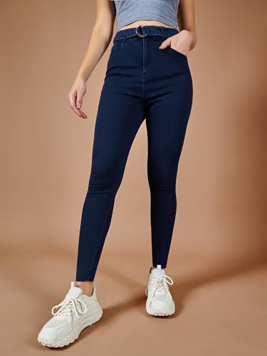 Image of Dolce Crudo Distressed High Rise Skinny Jeans for Women