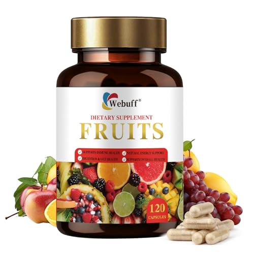 Webuff Fruits & Veggies Supplements Whole Fruit and Vegetable Capsules