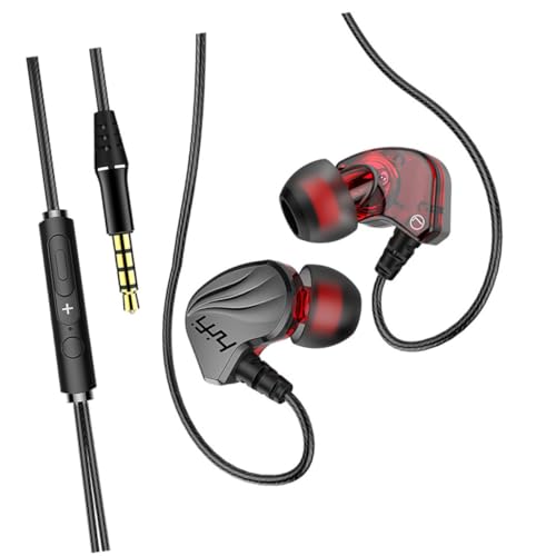 POPETPOP シーインイヤー 有線ヘッドフォン 高耐久 ヘ 密閉型設計 スマートフォン タブレット 対応 ユニバーサル オーディオケーブル