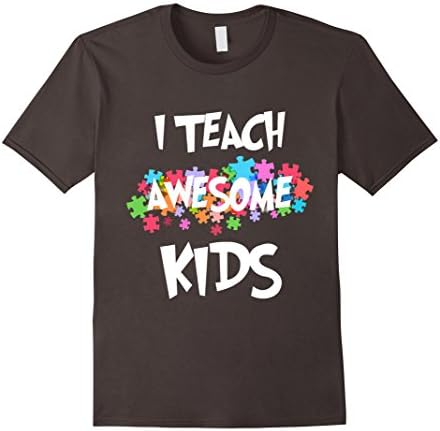 Autism Awareness I Teach Awesome Kids Teacher T-Shirt