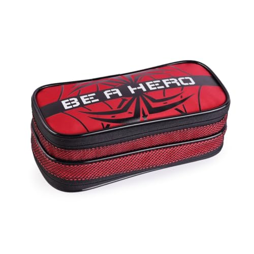 Estojo Escolar Spider 2 Divisórias Masculino Herói Aranha Resistente