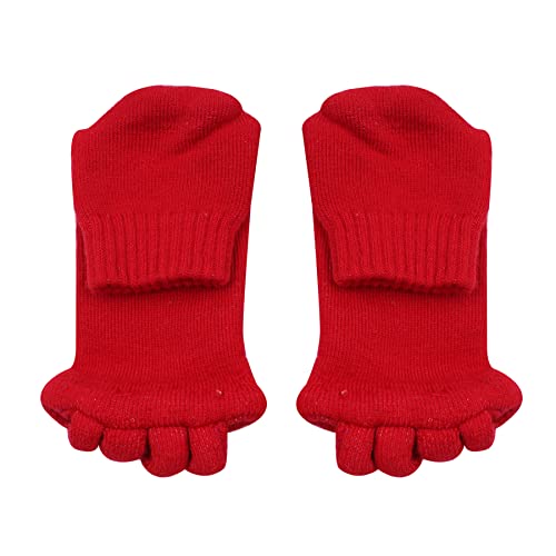 Image of AIBEARTY 1 Pair Yoga Sport Gym Five Toe Separator Socks