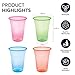 Party Essentials Soft Plastic 12-Ounce Party Cups/Tumblers, 40-Count, Assorted Neon