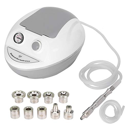 Máquina esfoliante facial com diferentes funções, máquina de microdermoabrasão, nove cabeças microcr