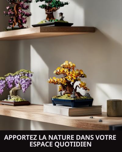 Nifeliz Botaniques Bonsaï Ginkgo - Ensemble de Construction pour Adultes, Modèle de Plante à Assembler, Décoration de Bureau et Maison, Cadeau pour Amateurs de Botanique (709 Pièces, NF10374) – vue 5