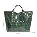 Cohawk PVC Plaid Tote Bag for Women Letter Print Tote Bag Fashion Handbag for Shopping Travel