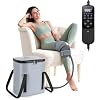 Cold Therapy Machine, Portable Ice Machine for Knee After Surgery, Programmable Knee Replacement Recovery System, Ice Therapy Machine with Quiet Pump, Reduce Swelling, Gray
