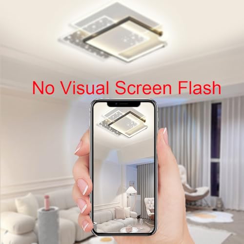 Plafonnier LED aluminium étoile minimaliste pour chambre moderne - 5