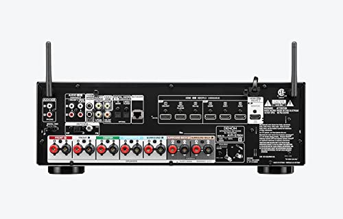 Denon Avr-S760H 7.2-Channel Home Theater Av Receiver 8K Video Ultra Hd 4K/120 - (Renewed) #TOP3