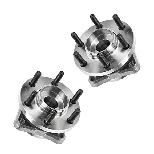 Image of TRQ 2 Piece Front Wheel Bearing & Hub Assembly Set Compatible with 1990-1996 Dodge Dakota 1992-2017 Viper 2013-2014 SRT