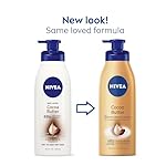 NIVEA Cocoa Butter Body Lotion with Deep Nourishing Serum, Cocoa Butter and Vitamin E, 48-Hour Moisturizing Body Lotion for Dry Skin, Nourishes Dry Skin for Visible Radiance, 16.9 Fl Oz Pump Bottle - Image 3