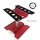 RC Car Work Stand Aluminium Reparatur Workstation,Mit Gummipad - Chassis schützen, Kann frei rotieren Reparatur Workstation，für 1/8 1/10 Modellfahrzeugreparaturplattform (Rot) (Rot)